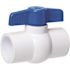 Everbilt 1/2 in. Solvent x 1/2 in. Solvent Schedule 40 PVC Ball Valve