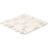 MSI Greecian White 1 in. Hexagon 12 in. x 12 in. x 10mm Honed Marble Mesh-Mounted Mosaic Tile (8.7 sq. ft./case)