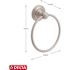 Delta Greenwich 3 -Piece Bath Hardware Set with Mounting Hardware in Brushed Nickel