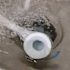 DANCO Versa Spray 1-Spray Portable 2 in. Freestanding Handheld Shower Head Sprayer for Bathtubs without Diverter in White