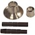 DANCO 1/2 in. Adjustable Tub/Shower Handle Flange in Brushed Nickel