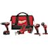 Milwaukee M18 18V Lithium-Ion Cordless Combo Tool Kit (4-Tool) w/(2) 3.0Ah Batteries, (1) Charger, (1) Tool Bag