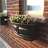 Mayne Nantucket 24 in. x 11.5 in. Self-Watering Black Polyethylene Window Box