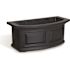 Mayne Nantucket 24 in. x 11.5 in. Self-Watering Black Polyethylene Window Box