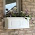 Mayne Nantucket 24 in. x 11.5 in. Self-Watering White Polyethylene Window Box