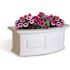 Mayne Nantucket 24 in. x 11.5 in. Self-Watering White Polyethylene Window Box
