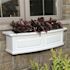 Mayne Nantucket 36 in. x 11.5 in. Self-Watering White Polyethylene Window Box