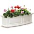 Mayne Nantucket 36 in. x 11.5 in. Self-Watering White Polyethylene Window Box