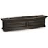 Mayne Nantucket 48 in. x 11.5 in. Self-Watering Black Polyethylene Window Box