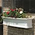Mayne Nantucket 48 in. x 11.5 in. Self-Watering White Polyethylene Window Box