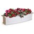 Mayne Nantucket 48 in. x 11.5 in. Self-Watering White Polyethylene Window Box