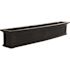 Mayne Nantucket 60 in. x 11.5 in. Self-Watering Black Polyethylene Window Box