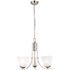 Design House Torino 3-Light Satin Nickel Chandelier