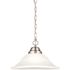 Design House Millbridge 1-Light Satin Nickel Swag Light Fixture