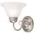Design House Millbridge 1-Light Satin Nickel Wall Mount Sconce