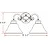 Design House Millbridge 2-Light Satin Nickel Sconce with Alabaster Glass Shade