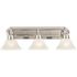 Design House Millbridge 3-Light Satin Nickel Vanity Light