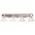 Design House Millbridge 4-Light Satin Nickel Vanity Light