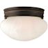 Design House Millbridge 1-Light 7-5/8 in. Oil Rubbed Bronze Ceiling Semi Flush Mount Light Fixture