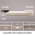 CEILINGMAX 100 sq. ft. Ceiling Grid Kit Black
