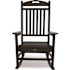 Trex Outdoor Furniture Yacht Club Charcoal Black Plastic Outdoor Patio Rocker