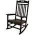Trex Outdoor Furniture Yacht Club Charcoal Black Plastic Outdoor Patio Rocker