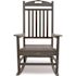 Trex Outdoor Furniture Yacht Club Stepping Stone Plastic Outdoor Patio Rocker