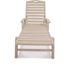 Trex Outdoor Furniture Yacht Club Sand Castle Plastic Outdoor Patio Stackable Chaise Lounge Chair