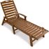 Trex Outdoor Furniture Yacht Club Tree House Plastic Outdoor Patio Stackable Chaise Lounge Chair