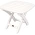 Trex Outdoor Furniture Yacht Club 21 in. x 18 in. Classic White Patio Side Table