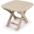 Trex Outdoor Furniture Yacht Club 21 in. x 18 in. Sand Castle Patio Side Table
