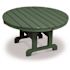 Trex Outdoor Furniture Cape Cod 36 in. Rainforest Canopy Round Plastic Outdoor Patio Coffee Table