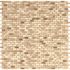 MSI Noche/Chiaro Mini Brick 12 in. x 12 in. x 10mm Textured Travertine Mesh-Mounted Mosaic Tile (10 sq. ft./Case)
