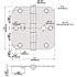 Everbilt 3-Pack 3-1/2 in. x 5/8 in. Radius Oil-Rubbed Bronze Security Butt Door Hinge Value Pack