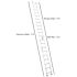 Werner 20 ft. Aluminum Extension Ladder (19 ft. Reach Height) with 300 lbs. Load Capacity Type IA Duty Rating