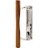 Prime-Line Chrome Diecast Sliding Door Handle Set with Wood Pull Acorn and Better Bilt