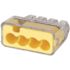 IDEAL In-Sure Push-In Wire Connector, 4-Port, Bag of 100
