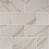 MSI Pietra Calacatta Ivory 12 in. x 24 in. Polished Porcelain Marble Look Floor and Wall Tile (16 sq. ft./Case)