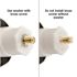 DANCO 2 in. Plastic Touch-Toe Bathtub Drain Stopper in Chrome