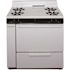 Premier 36 in. 3.91 cu. ft. Freestanding Gas Range in White with Black trim