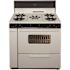 36 in. 3.91 cu. ft. Freestanding Gas Range with 5th Burner and Griddle Package in Biscuit