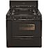 Premier 36 in. 3.91 cu. ft. Freestanding Gas Range with 5 Burner and Griddle Package in Black