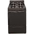 24 in. 2.97 cu. ft. Freestanding Gas Range in Black