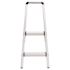 XTEND+CLIMB Ultra 2-Step Light Weight Aluminum Stool Folding Step Stool with Handle ANSI Type II 225 lbs. Duty Rating