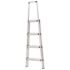 XTEND+CLIMB Ultra 4-Step Light Weight Aluminum Stool Folding Step Stool with Handle ANSI Type II 225 lbs. Duty Rating