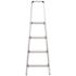 XTEND+CLIMB Ultra 4-Step Light Weight Aluminum Stool Folding Step Stool with Handle ANSI Type II 225 lbs. Duty Rating