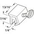 Prime-Line 1/4 in. Extruded Aluminum Mill No Mar Sliding Window Lock (2-Pack)