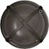 Fire Sense 22 in. Round Steel Fire Pit in Black with Folding Legs