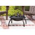 Fire Sense 22 in. Round Steel Fire Pit in Black with Folding Legs
