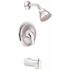 MOEN Chateau Single-Handle 1-Spray Tub and Shower Faucet in Chrome